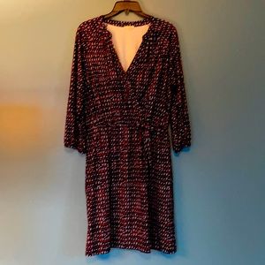 Comfy cute. Mason Jules elastic arms and waist, cute bow, and wrap around.